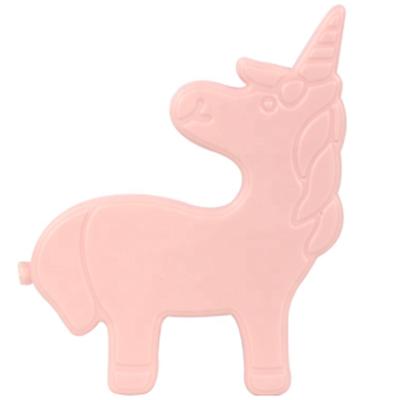 China Cute Animal Shape Insulation Cold Fit And Reusable Cool Coolers The Unicorn Shape Ice Pack For Food for sale