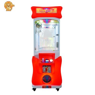 China PE Hot Sale customizable Indoor Play Area  Equipment Super Box 3 Big Claw Machines doll claw machine for sale