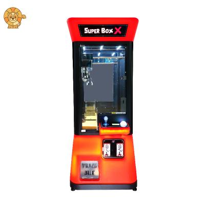 China PE 2022 Most popular Best Quality Coin Operated Super Box X Small Claw Machine Commercial Claw Cachine for sale