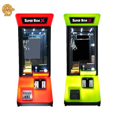 China PE Hot Selling High Revenue Operated Mini Plush Super Box X Claw Machine Mini Claw Machine Claw Machine Arcade for sale