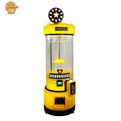 China PE Newest High Revenue Coin Operated Super Mail capsules machine game Capsules Toy Vending Machine for sale