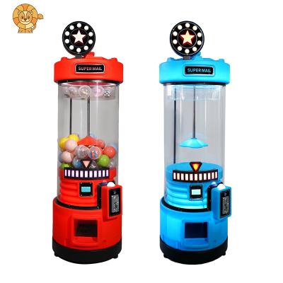 China PE New Design High Quality Coin Operated Kiddie Rides Super Mail Gacha Machine Children Gacha Vending Machine for sale