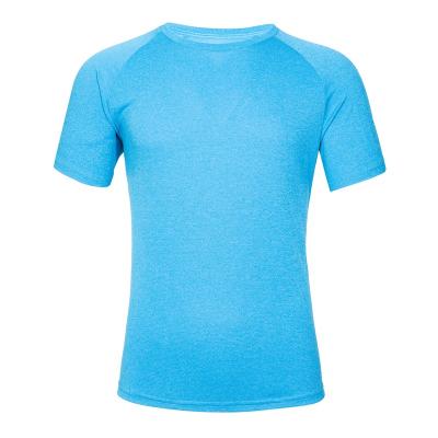 China Hot Selling Men's Quick Dry Short Sleeve Training Running Sports Breathable Stitches Daily Wear for sale