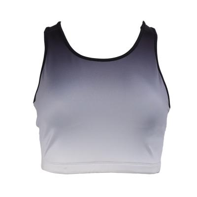 China Breathable Good Quality Women's Running Vest Workout Crop Full Coverage Yoga Bra High Neck Fitness Sports Bra Top for sale