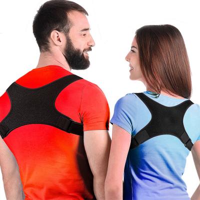 China Amazon Hot Selling Adjustable Back Support Straightener Brace Body Back Adjustable Straightener Breathable Posture Corrector for sale