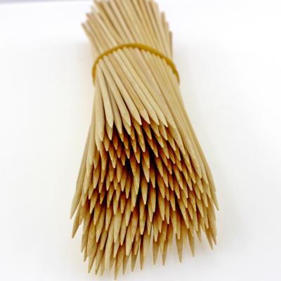 China Amazon Roast Hot Product 12 Inch 100 Inch Online Easily Cleaned Disposable Natural Wooden Round BBQ Cooking Sticks for sale