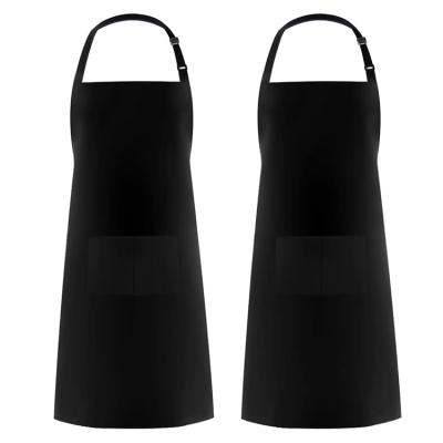 China Wholesale Cheap Eco-Friendly/Durable/Custom Logo Printed Cotton Polyester Kitchen New Design 2021 Washable Cooking Cleaning Chef Apron for sale