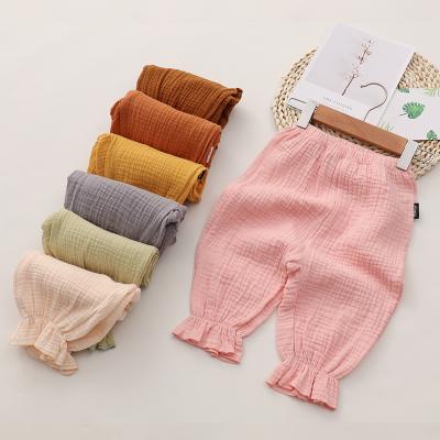 China Baby diary using 2021 new high quality summer baby children's mosquito breathable pants bloomers for lounge wear for sale