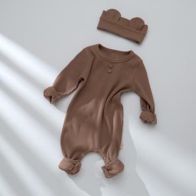 China Baby Diary Clothes Wholesale Newborn Baby Long Sleeves Pit Strip Baby Rompers Cotton Pet Clothes Baby Overalls Rompers for sale