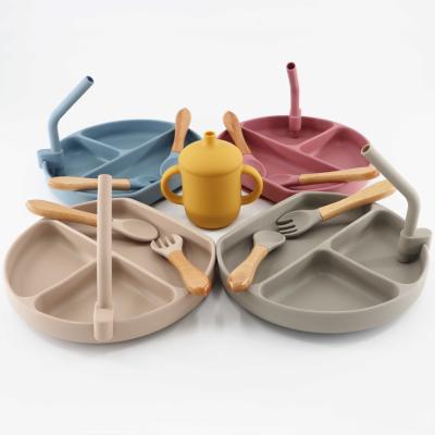 China Wholesale Daily Life Baby Around Silicone Baby Fruit High Quality Conductive Silicone Shaped Feeding Dish For Bebe for sale