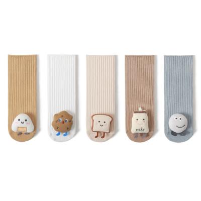 China 2021 Fashions Combed Cotton Breathable Baby Socks Cute 3D Animals Baby Tube High Quality Casual Socks for sale