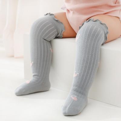 China Spring and Autumn New Arrival Antibacterial Combed Cotton Socks Breathable Baby Socks for Newborn Kids Crew Socks for sale