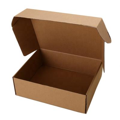 China Recyclable Customized Logo Corrugated Cardboard Mailing Box Eco Friendly Recycled Brown Kraft Paper Packaging Box for sale