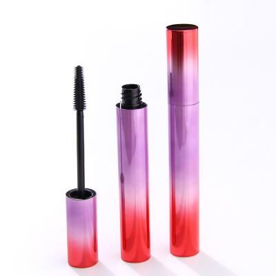 China Glossy/Matte/Matalic/Satin/Abrazine/Gradient Color Customized Luxury Empty 3ml 5ml 10ml Aluminium Eyeliner Tube Metal Packaging Aluminum Mascara Wand Tubes Container With Brush for sale