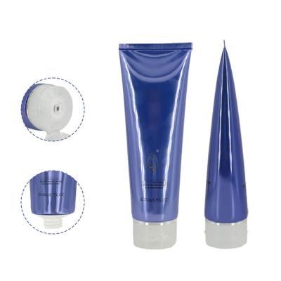 China Cosmetic LVFENG Custom Printing Empty Plastic Tubes Face Wash Tube Plastic Container Soft Cosmetic Packaging Lotion Soft Tube for sale