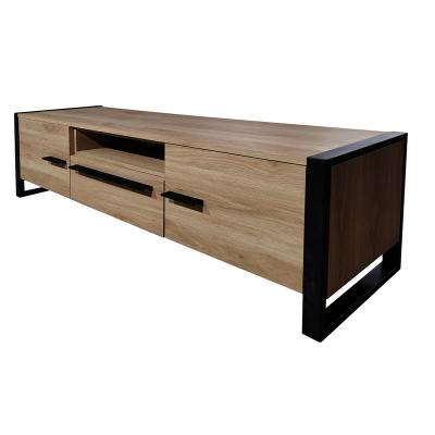 China Modern Design MDF TV Cabinet Luxury Wooden TV Stand Cabinet (Other) Hotel Adjustable Home Living Room for sale