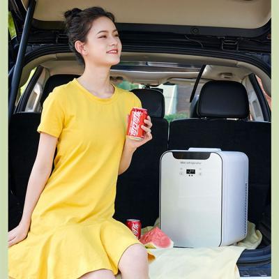 China New China-chic SEMI-CONDUCTOR 20L Mini Car Fridge Freezer 220v 12v Fridge Freezers For Camping Outdoor Caravan for sale