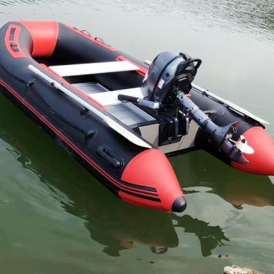 China New High Speed ​​PVC+ALUMINUM Inflatable Boat 230cm 7.55 Feet PVC Boat Packing Rib Material Boat for sale