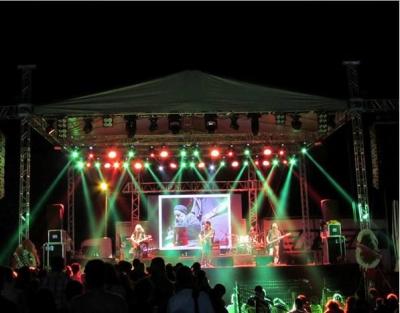 China IP65 Protective P6 Outdoor Led Video Wall , Led Backdrop Screen 6m Viewing Distance for sale