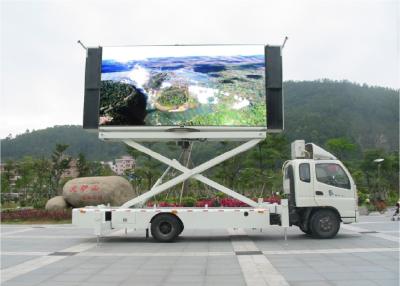 China Big Size Outdoor P6 Mobile Trailer LED Display 100 Levels Brightness Control for sale