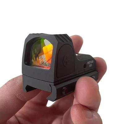 China Red Aluminum Alloy RMR Adjustable Glare Reflex Dot Sight 3 MOA Multi Coated Scope Optic with Picatiinny Rail Mount for Hunting for sale