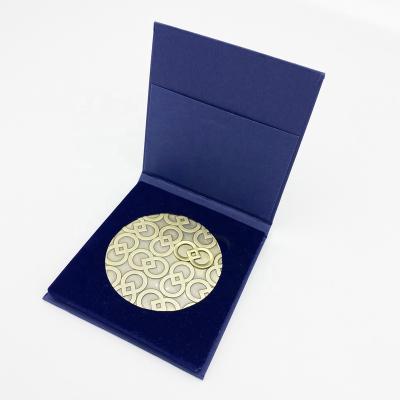 China Other High Quality Gift Custom Bronze Medal Of Honor And Coin With Box for sale