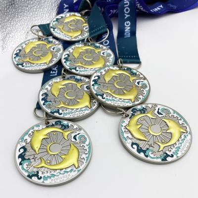 China Africa Your Logo Custom Metal Medal 3D For Running Races From China Factory for sale