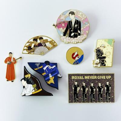 China The Other Custom Hard Enamel Soft Enamel Lapel Pin Badges For Celebrity FANS for sale