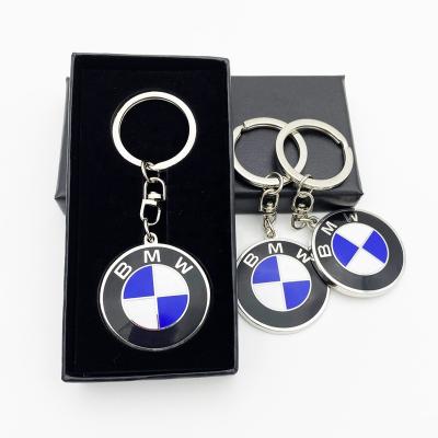 China Factory Wholesale Fashion American Enamel Metal Keychain Car Logo Holder Promotional Custom Keychain for sale