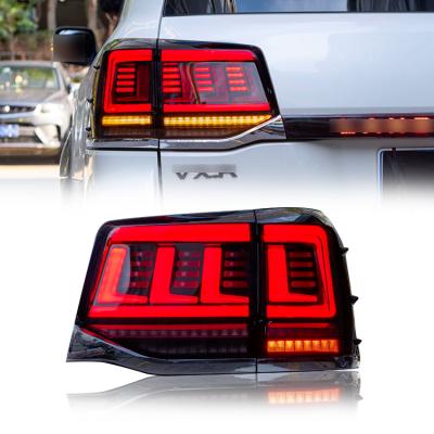 China PC+ABS Lighting System Wholesale Hot Selling High Quality Auto Taillight Modified Tail Light For Toyota Land Cruiser 2016-20 for sale