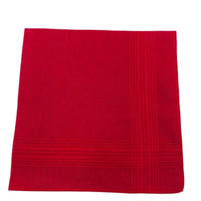 China 100% Woven Cotton Handkerchief Customized Handkerchief Pocket Flace Handkerchief for sale