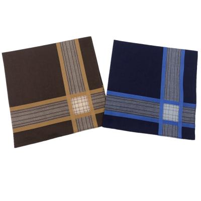 China Stripe Mens Soft Woven Handkerchief Wholesale Handkerchief Handkerchief for sale