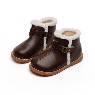 China 2021 winter wanrm high quality thermal snow boot kids shoes for kids sole rubber ankle boots kids boots for sale