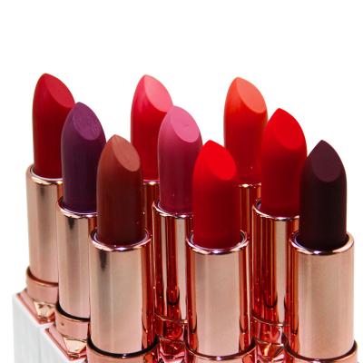 China Private Label Lipstick Waterproof High Quality Creamy Long Lasting Lipstick Waterproof Lipstick for sale