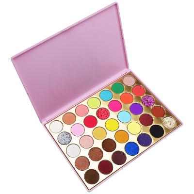 China Custom Waterproof OEM Private Label Candy Acrylic Packaging Waterproof Eyeshadow Palette for sale