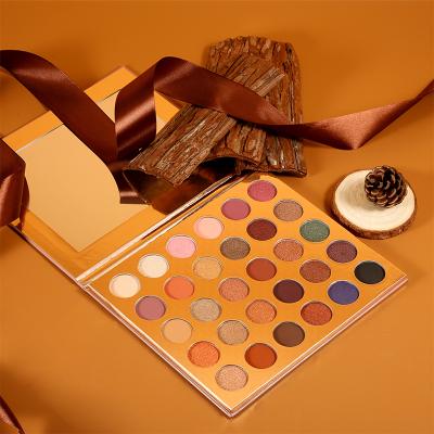 China Low MOQ Waterproof Cheap High Quality Makeup Private Label Cardboard Eyeshadow Palette for sale