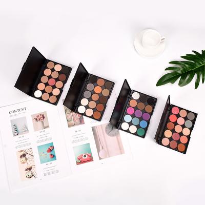 China Wholesale Waterproof Eyeshaows 4 Styles Makeup OEM Acrylic Eyeshadow Palettes for sale