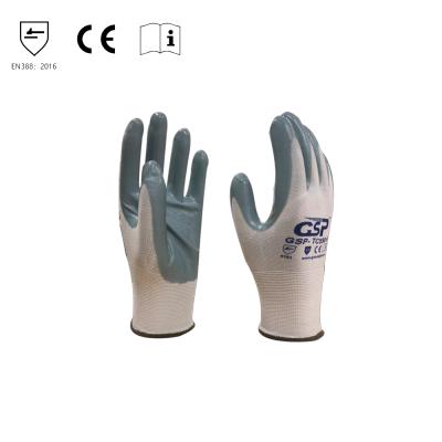 China Anti-smash Industrial Nitrile Rubber Winter Work Gloves for sale