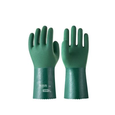 China Excellent Resistance Good Resistance Chemical Resistance Household Cold Oil Resistant Hand Gloves Safety Hand Gloves Nitrile Gloves for sale