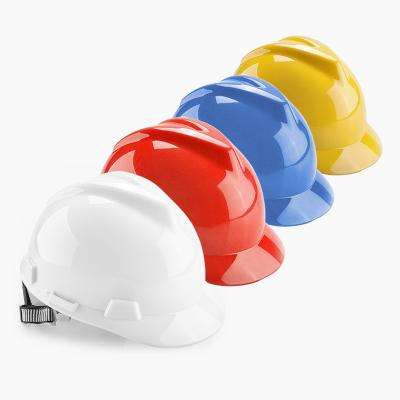 China Construction Site Customized Logo Construction Industrial ABS Safety Helmet Masks for sale