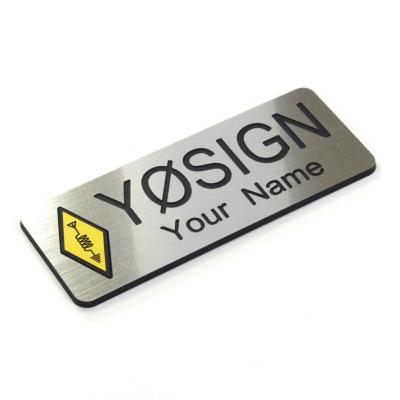 China Magnetic cheap custom magnet for name badge for sale