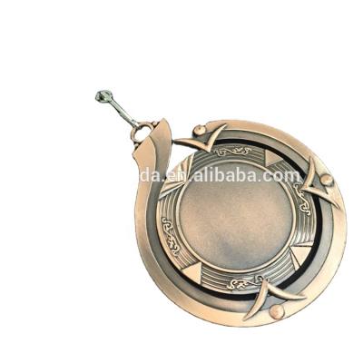 China China 2021 Custom Empty Metal Gold Silver Bronze Medal For Sport for sale