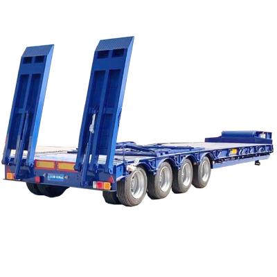 China Truck Trailer how much is price of 4 Axle Low Loader Truck Trailer in Nigeria Lagos for sale