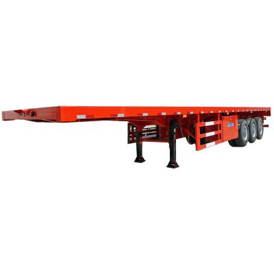 China Carry 3 Axle Flatbed Trailer Container Prices For Sale In Nigeria Lagos for sale