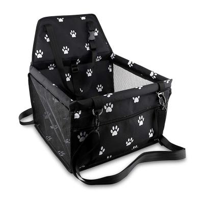 China Ravel Oxford PVC Safety Travel Dog Booster Foldable Waterproof Car Seats Cover Seat Belt Pet Carrier Travel Bag for sale