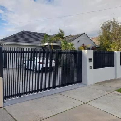 China Easily Assembled High Quality Industrial Security Driveway 5m Automatic Aluminum Sliding Gate for sale