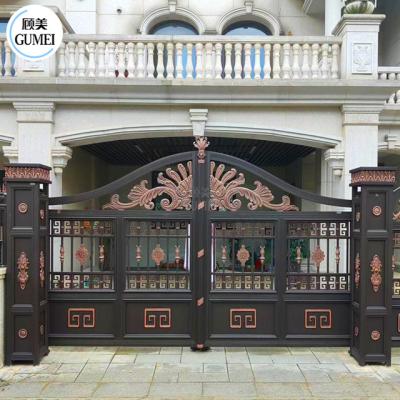 China Easily Assembled Automatic Aluminum Alloy Sliding Door Design Guangdong Manufacturer for sale