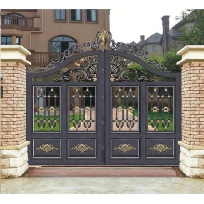 China Easily Compiled High Quality Gate Designs For Aluminum Sliding Wall Compound Driveway Gates for sale