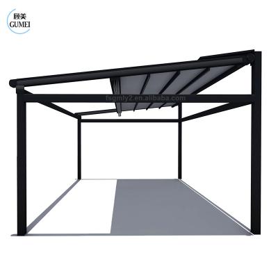 China Waterproof Hot Sale Remote Control Outdoor Shelter Pergola Tents Retractable Roof for sale