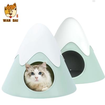 China Hot Selling High Quality High Quality Cat Travel PP Material House Box Easy Wash Pet Cages Pet Carriers Houses Cat for sale